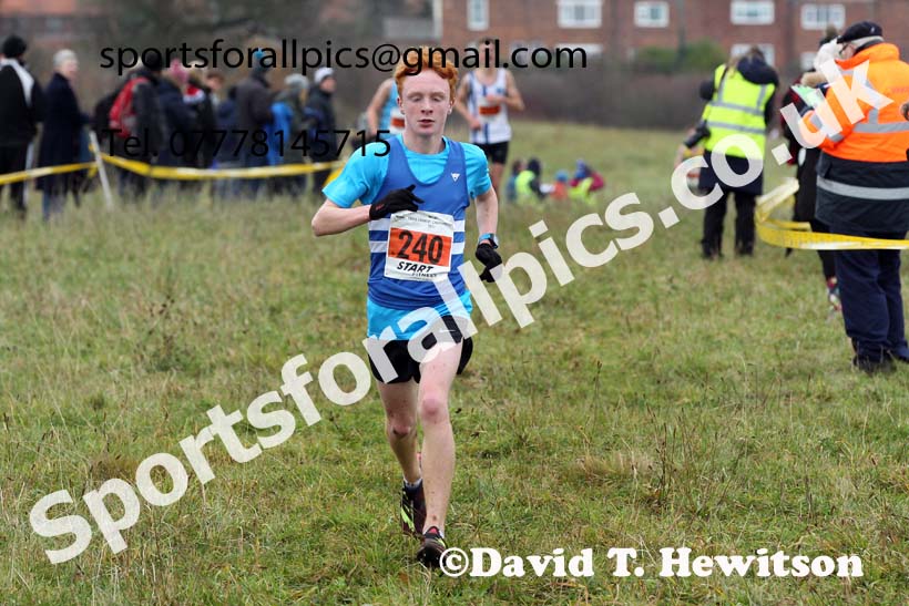 Boys under-15s, 2021 North Eastern Cross Country Championships, Sedgefield. Photo: David T. Hewitson/Sports for All Pics